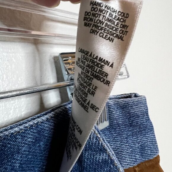 GOOD AMERICAN Good Icon Suede mixing indigo Size 10/30 - Picture 15 of 15